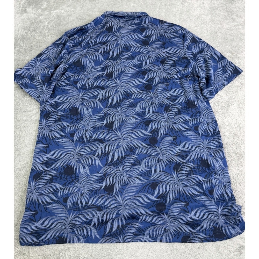 Travis Matthew Short Sleeve Polo Shirt Men's Size 2XL Blue Floral - Picture 2 of 9